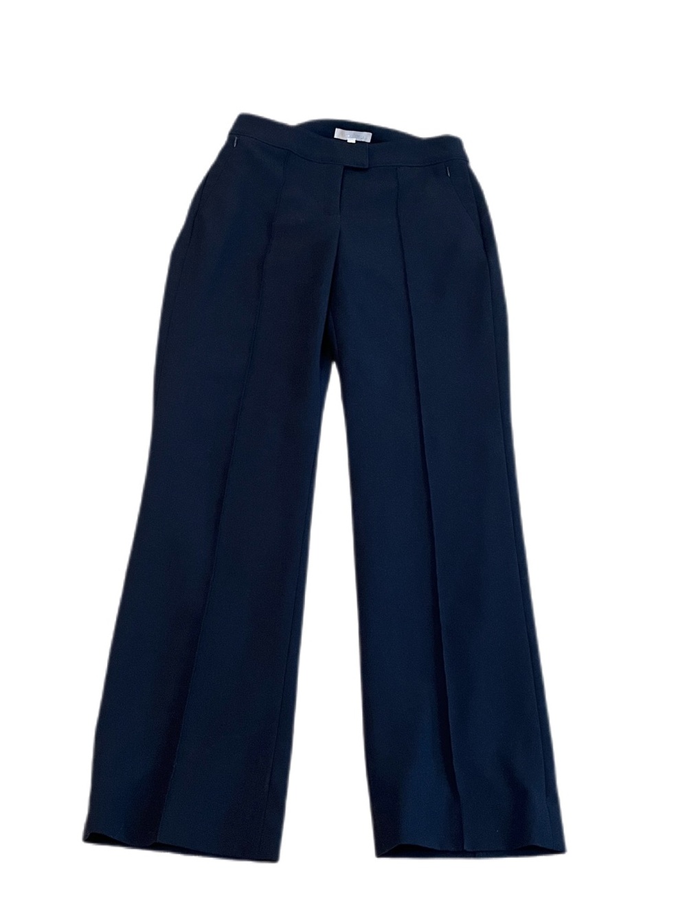 Etcetera NWOT Wide-Leg Navy Dress Pants with Pintuck and Zippered Pockets